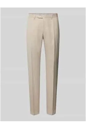 Digel Slim Fit Anzughose mit Bügelfalten Modell 