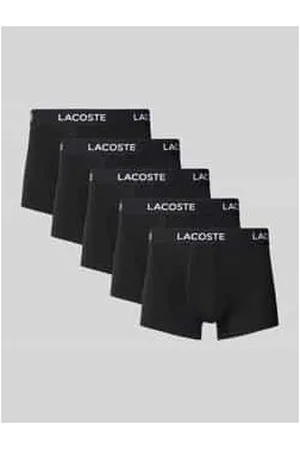 Lacoste Trunks mit elastischem Logo-Bund im 5er-Pack