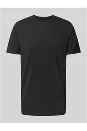 Olymp T-Shirt mit geripptem Rundhalsausschnitt im 2er-Pack
