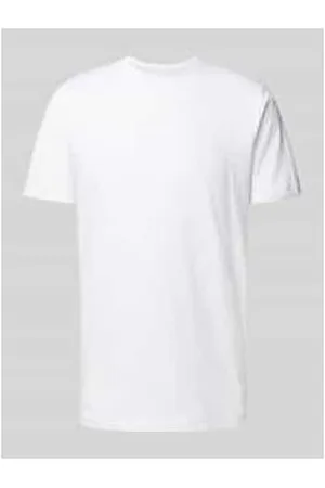 Olymp T-Shirt mit geripptem Rundhalsausschnitt im 2er-Pack