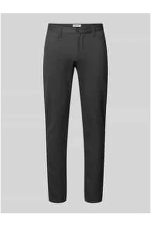 Only & Sons Slim Fit Stoffhose aus Viskose-Mix Modell 