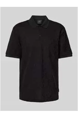 Armani Exchange Regular Fit Poloshirt mit Strukturmuster