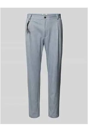 Cg Tapered Fit Bundfaltenhose mit Applikation Modell 