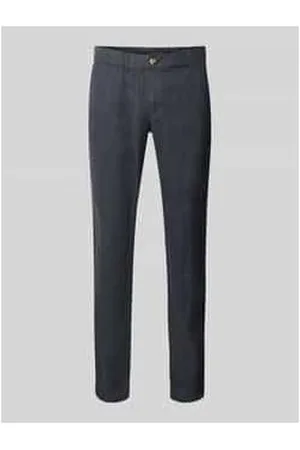 Mazine Regular Fit Leinenhose mit elastischem Bund