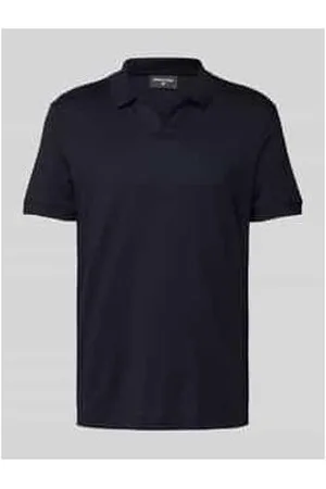 Strellson Poloshirt mit gerippten Abschlüssen Modell 