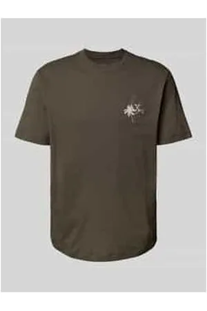 Armani Exchange T-Shirt mit Label-Stitching