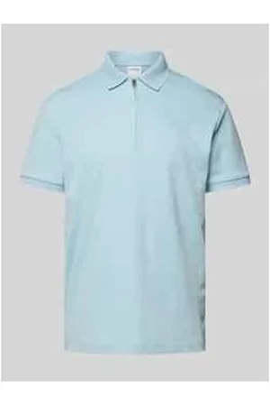 SELECTED Poloshirt mit kurzem Reißverschluss