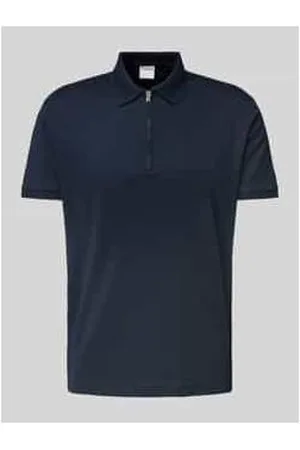 SELECTED Poloshirt mit kurzem Reißverschluss