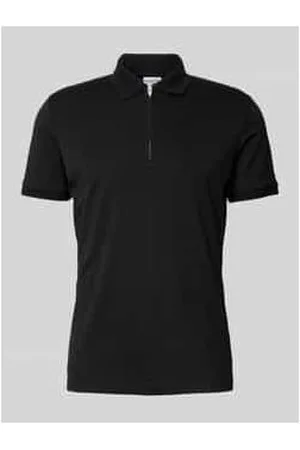 SELECTED Poloshirt mit kurzem Reißverschluss