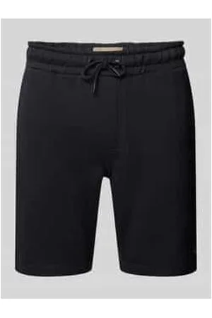 Blend Regular Fit Sweatshorts mit Label-Patch