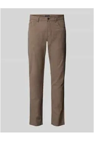 Christian Berg Tapered Fit Chino mit Strukturmuster