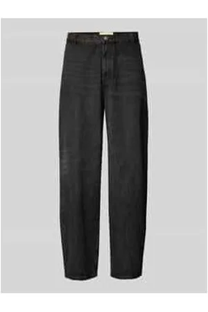 Review Baggy Fit Jeans mit Label-Patch