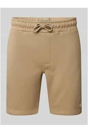 Blend Regular Fit Sweatshorts mit Label-Patch