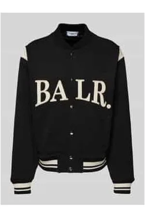BALR. College-Jacke mit Label-Stitching und Stehkragen