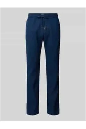 Tommy Hilfiger Loose Fit Stoffhose aus Leinen-Mix Modell 
