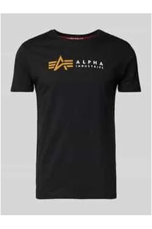 Alpha Industries T-Shirt mit Label-Print