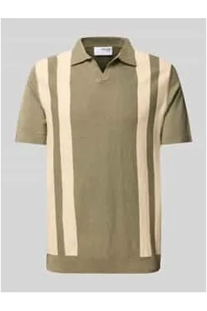 SELECTED Poloshirt mit V-Ausschnitt Modell 
