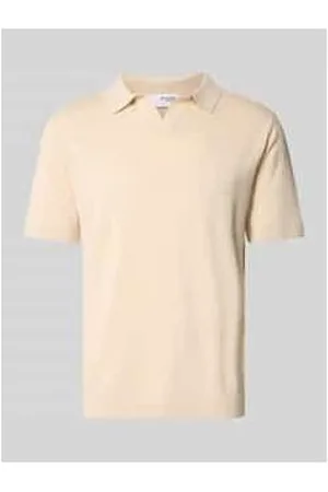 SELECTED Poloshirt mit V-Ausschnitt Modell 
