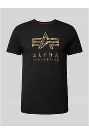 Alpha Industries T-Shirt mit Label-Print