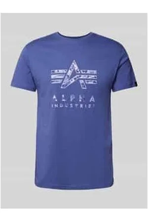 Alpha Industries T-Shirt mit Label-Print
