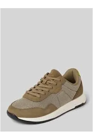 HUGO BOSS Sneaker aus Leder-Mix Modell 