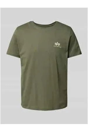 Alpha Industries T-Shirt mit Label-Print