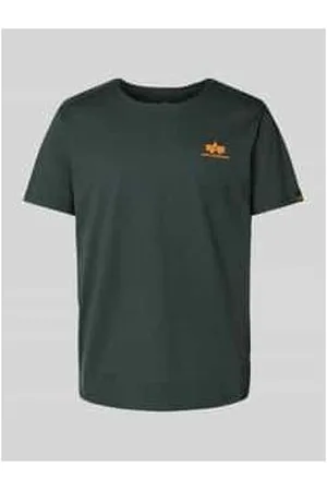 Alpha Industries T-Shirt mit Label-Print