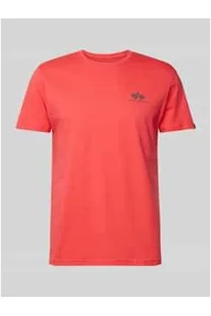 Alpha Industries T-Shirt mit Label-Print