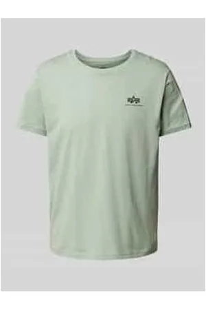 Alpha Industries T-Shirt mit Label-Print