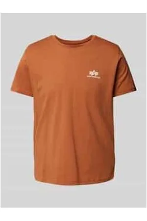 Alpha Industries T-Shirt mit Label-Print