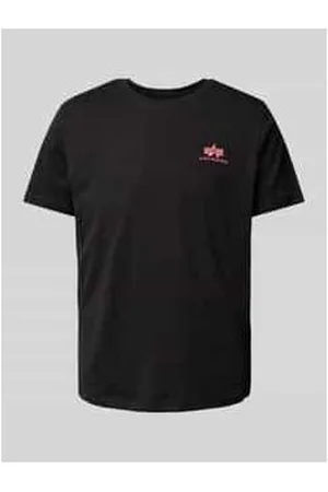 Alpha Industries T-Shirt mit Label-Print