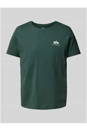 Alpha Industries T-Shirt mit Label-Print