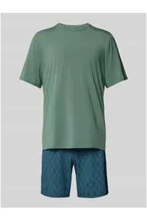 Schiesser Pyjama mit Rundhalsausschnitt