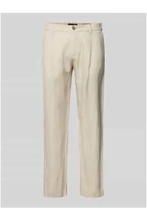 Marc O’ Polo Tapered Leinenhose mit Bundfalte Modell 