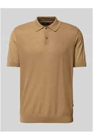 Maerz Poloshirt mit gerippten Abschlüssen