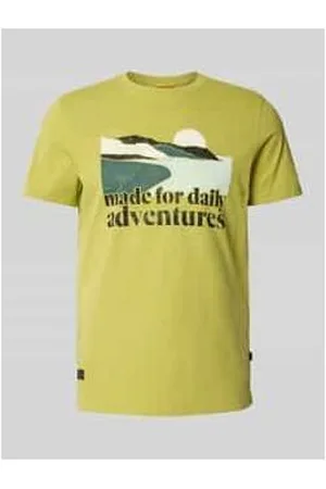 Camel Active T-Shirt mit Motiv- und Statement-Print