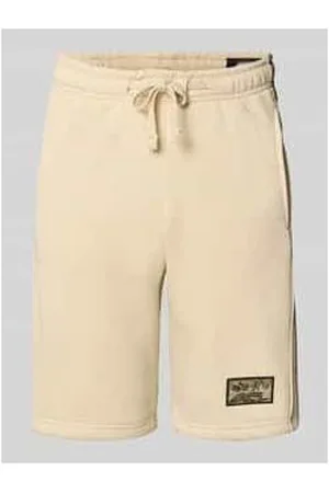 Alpha Industries Regular Fit Sweatshorts mit Label-Badge