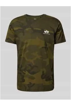 Alpha Industries T-Shirt mit Label-Print