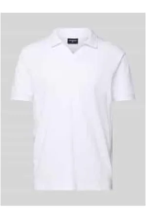 Strellson Poloshirt mit gerippten Abschlüssen Modell 