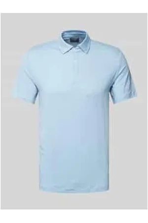Olymp Poloshirt mit kurzer Knopfleiste