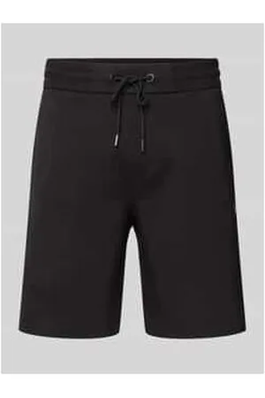 HUGO BOSS Regular Fit Sweatbermudas mit Logo-Applikation Modell 
