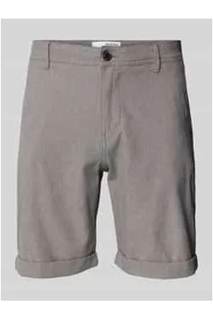 SELECTED Slim Fit Shorts mit Strukturmuster Modell 