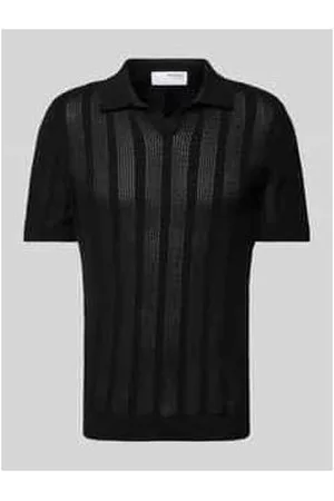 SELECTED Poloshirt in Strick-Optik Modell 