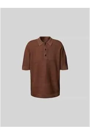 WoodWood Relaxed Fit Poloshirt in Strick-Optik