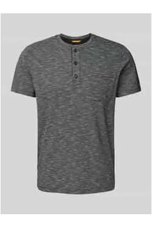 Camel Active T-Shirt mit Henley-Kragen