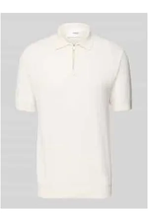 SELECTED Poloshirt mit kurzem Reißverschluss