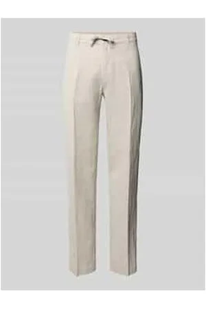 SELECTED Regular Fit Leinenhose mit Bügelfalten Modell 