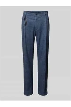 Cg Regular Fit Bundfaltenhose mit Applikation Modell 