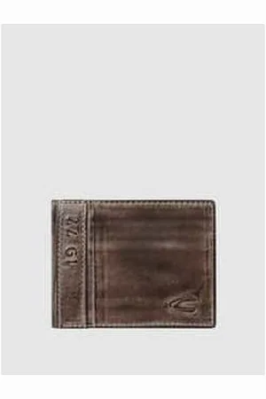 Camel Active Portemonnaie aus Leder im Retro-Look