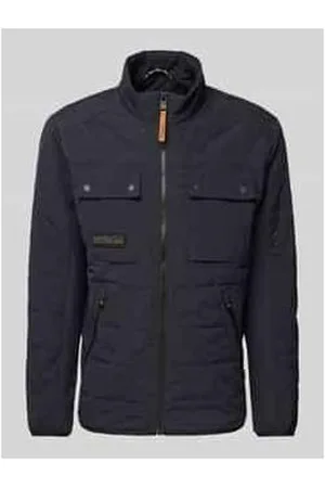Camel Active Jacke mit Stehkragen und Reißverschlusstaschen
